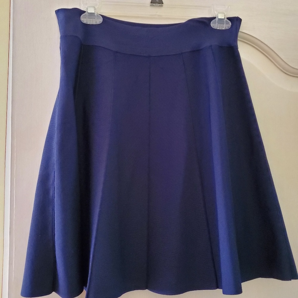 BCBG navy skiry